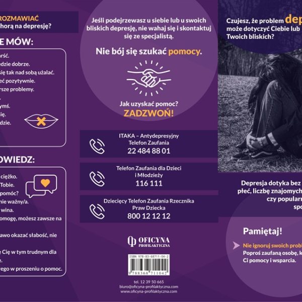 Broszura: Depresja (Młodzież)