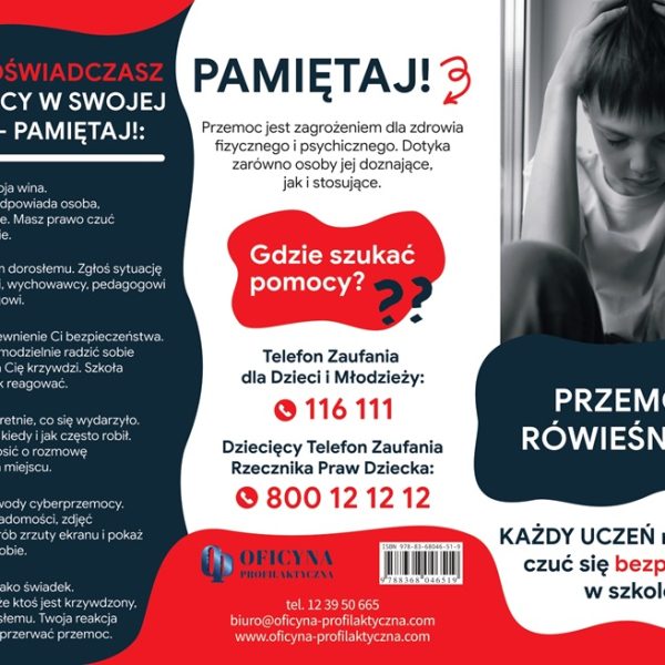 Broszura: Przemoc Rówieśnicza Dzieci i Młodzież