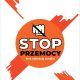 stop przemocy naklejka